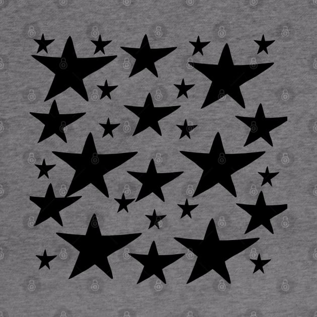 Black stars pattern by BlackMeme94